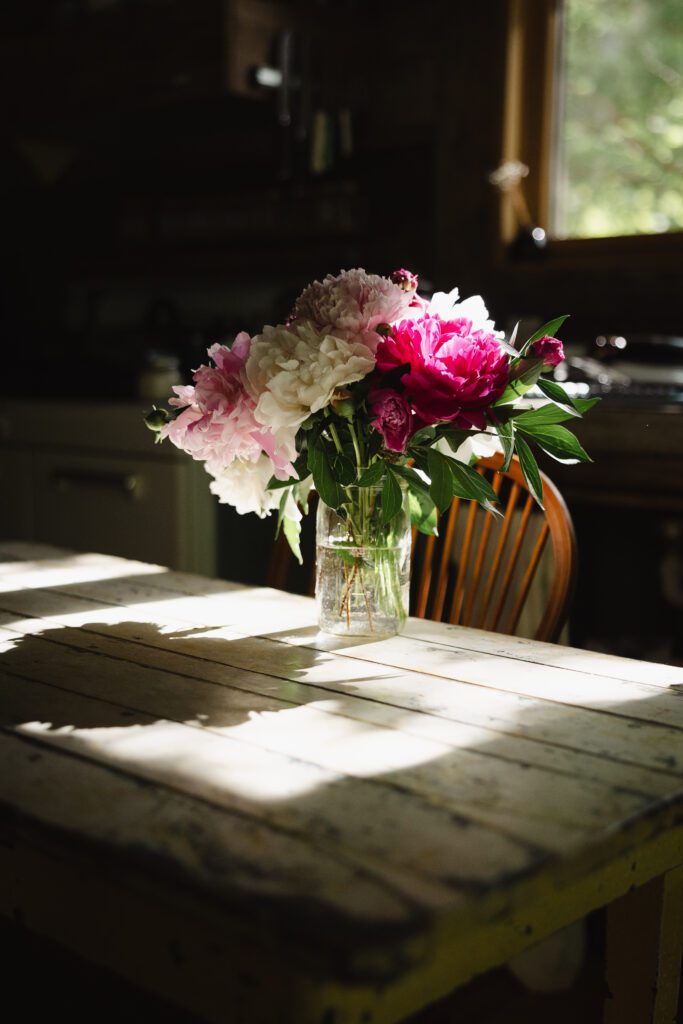 beautiful peonies on Mother's Day 
